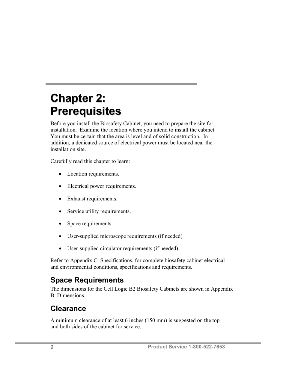 Labconco Biological Safety Cabinets 34610 Series User Manual | Page 7 / 85