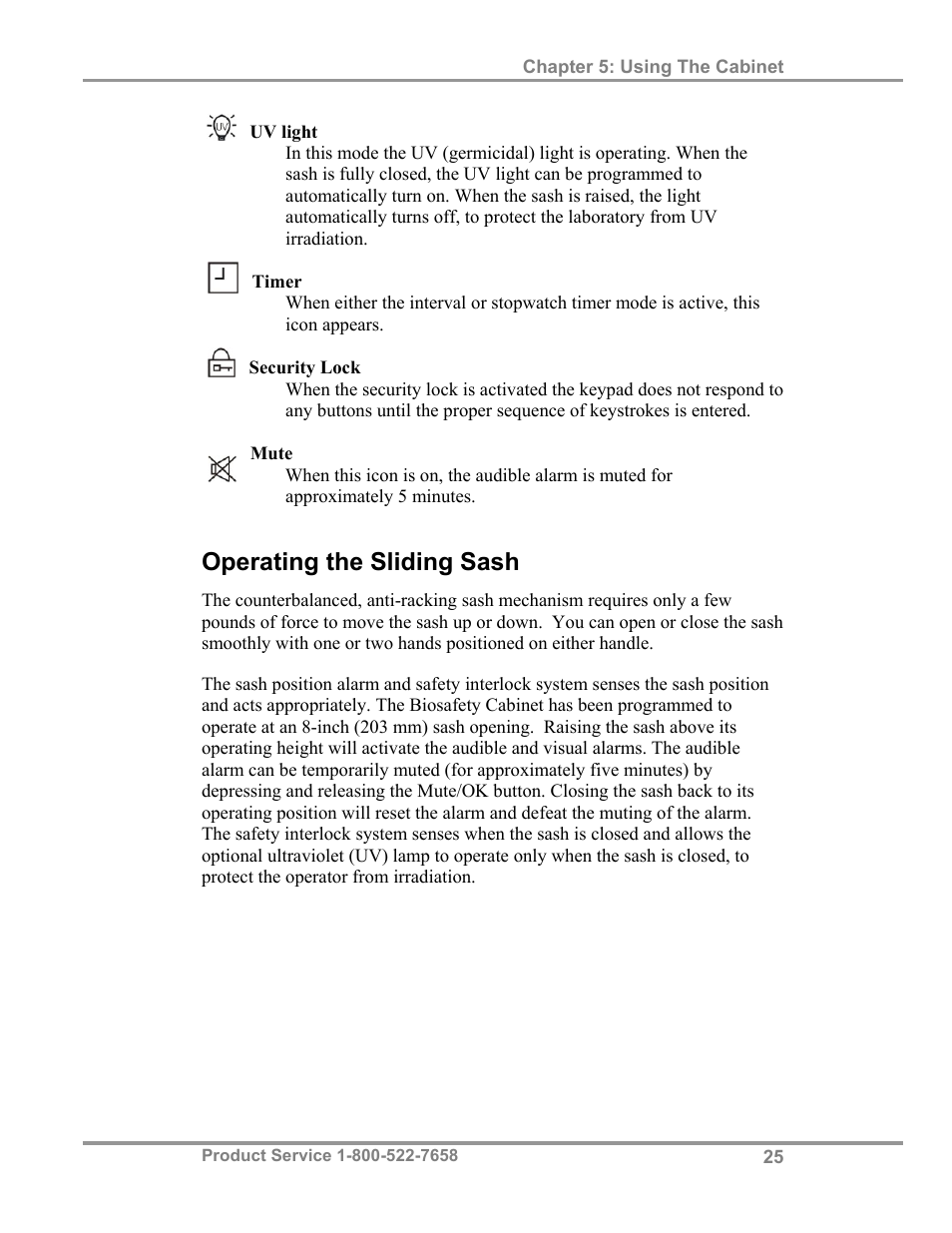 Operating the sliding sash | Labconco Biological Safety Cabinets 34610 Series User Manual | Page 30 / 67