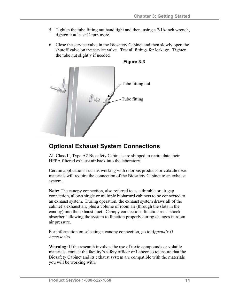 Optional exhaust system connections | Labconco Biological Safety Cabinets 34608 Series User Manual | Page 16 / 69