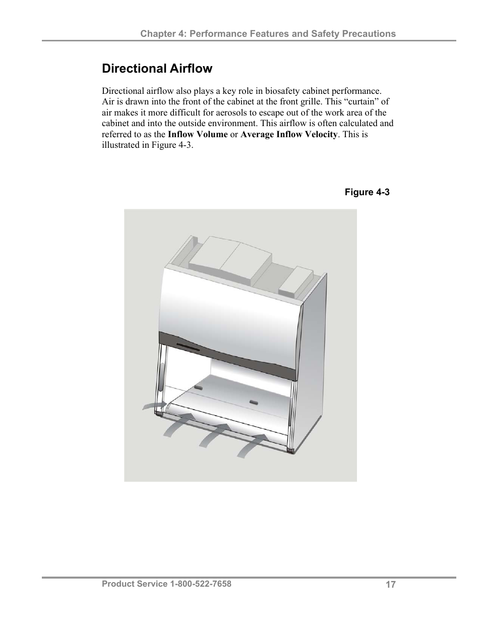 Directional airflow | Labconco Biological Safety Cabinets 34608 Series User Manual | Page 22 / 69