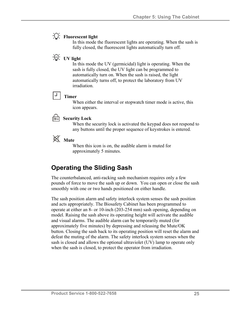 Operating the sliding sash | Labconco Biological Safety Cabinets 34608 Series User Manual | Page 30 / 69