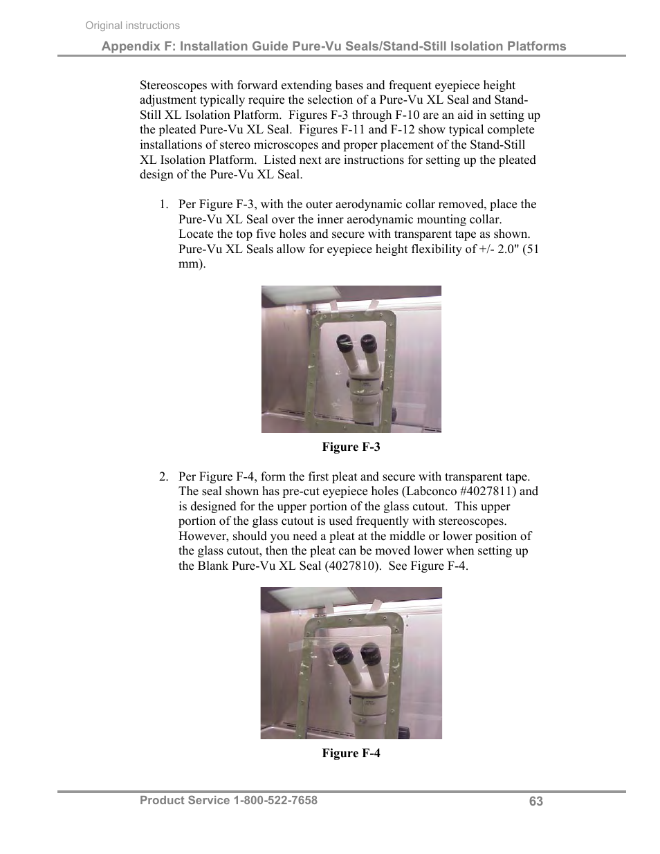 Labconco Total Exhaust Biological Safety Cabinets 34368 Series User Manual | Page 69 / 76