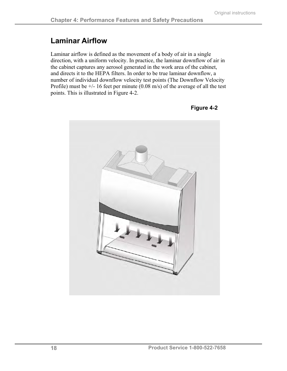 Laminar airflow | Labconco Total Exhaust Biological Safety Cabinets 30368 Series User Manual | Page 24 / 64