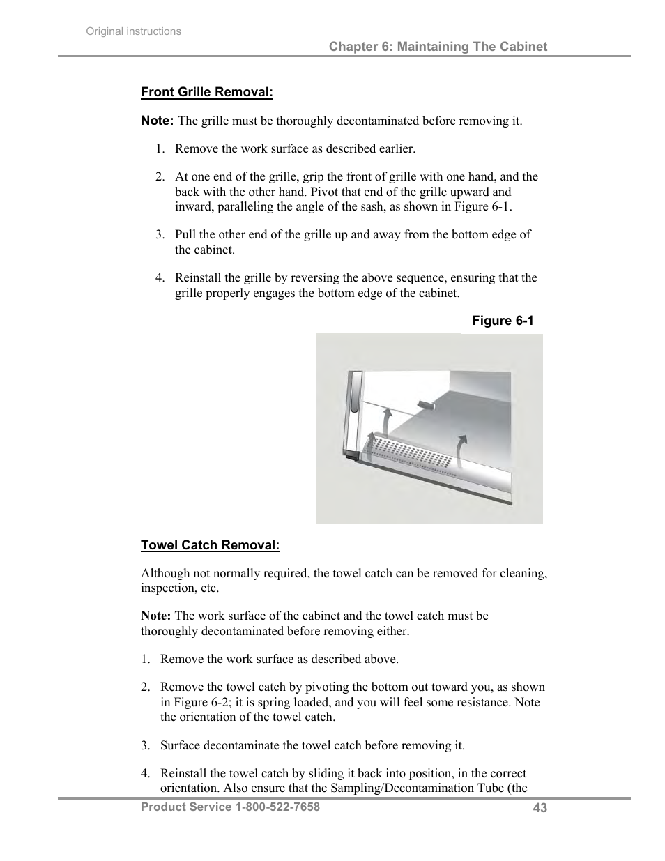 Labconco Total Exhaust Biological Safety Cabinets 30368 Series User Manual | Page 49 / 64