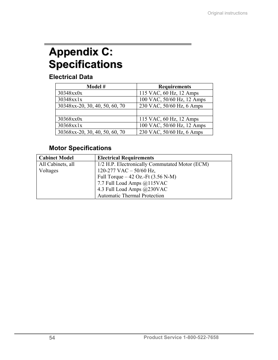 Labconco Total Exhaust Biological Safety Cabinets 30368 Series User Manual | Page 60 / 64