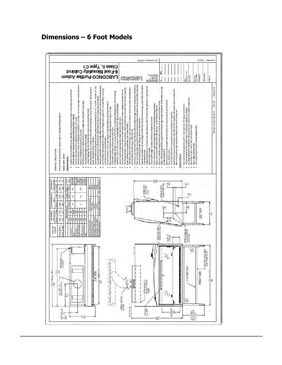 Labconco Type C1 Biosafety Cabinet Models 30468 User Manual | Page 155 / 155