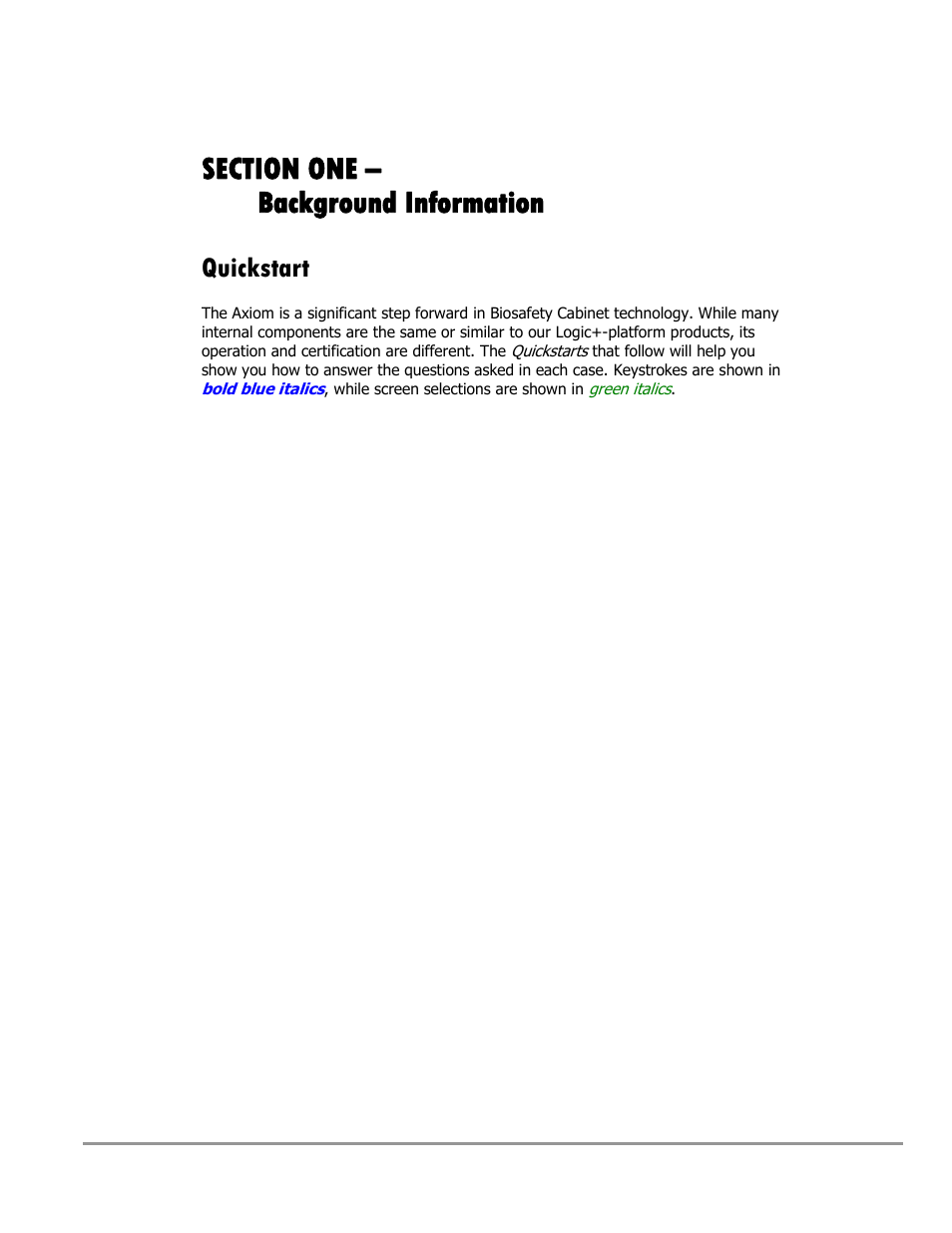 Quickstart | Labconco Type C1 Biosafety Cabinet Models 30468 User Manual | Page 8 / 155