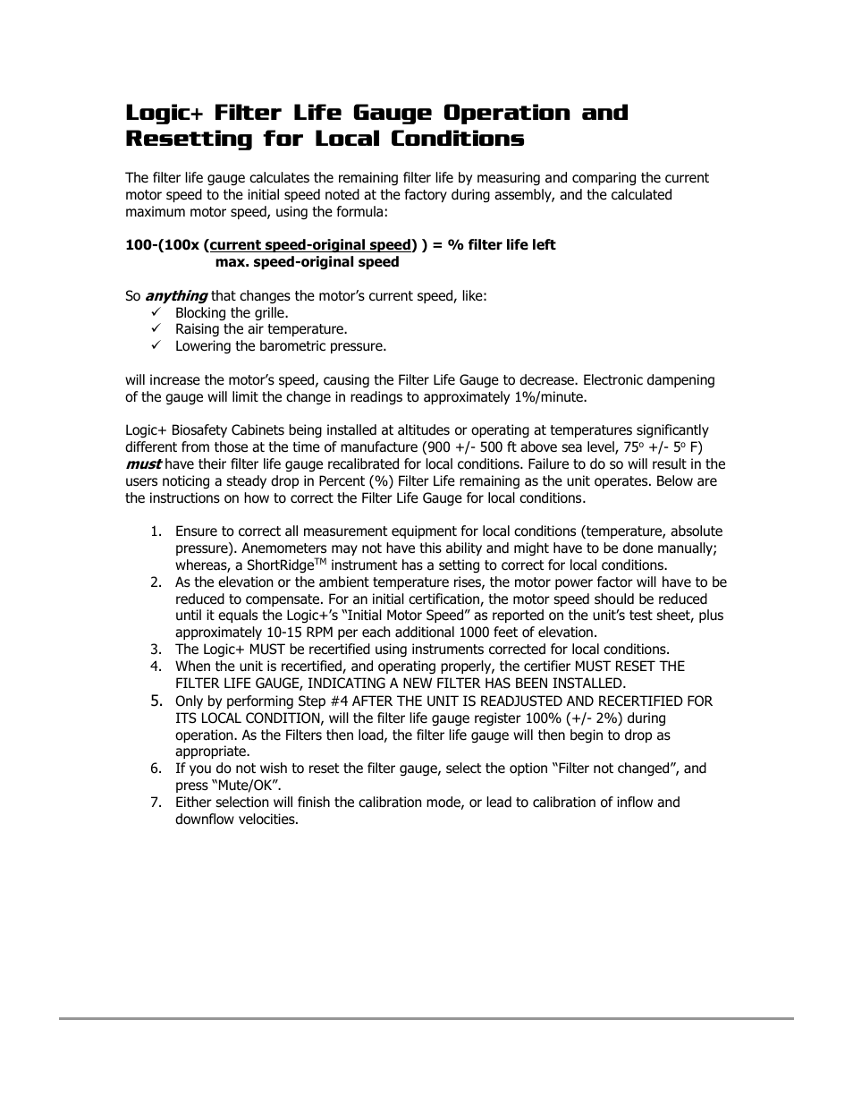Labconco PURICARE Procedure Station Models 31260 User Manual | Page 71 / 172