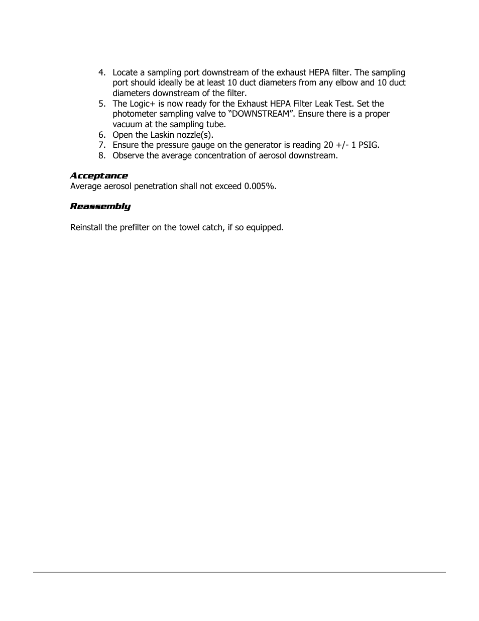 Labconco PURICARE Procedure Station Models 31260 User Manual | Page 84 / 172