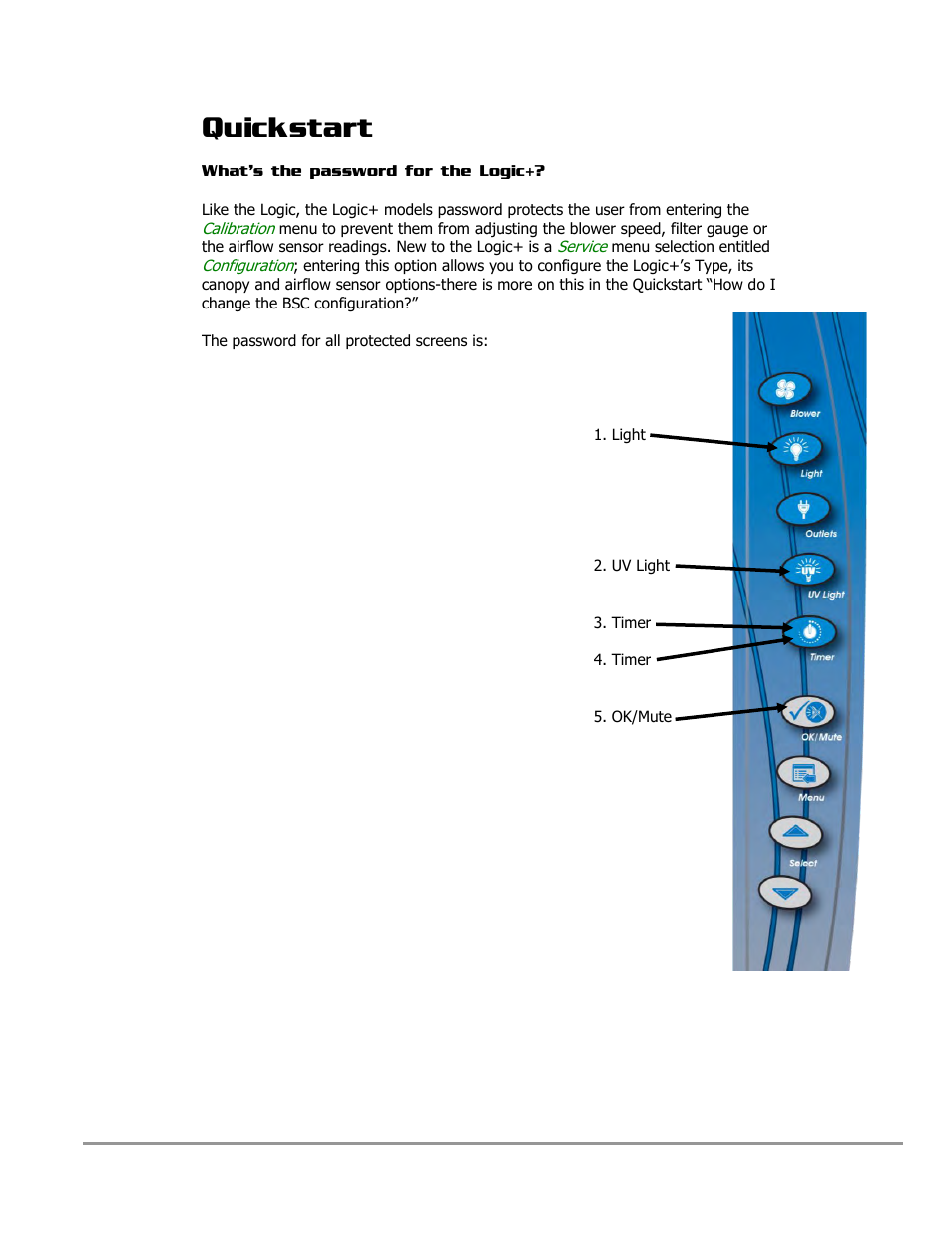 Quickstart | Labconco PURICARE Procedure Station Models 31260 User Manual | Page 9 / 172
