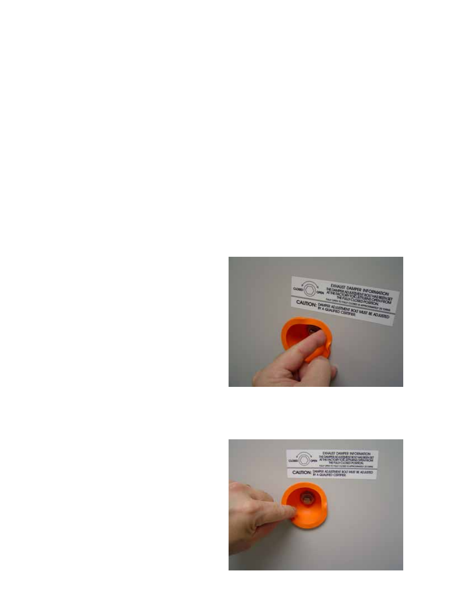 Exhaust damper seal installation | Labconco PURICARE Procedure Station Models 34812xx User Manual | Page 108 / 197
