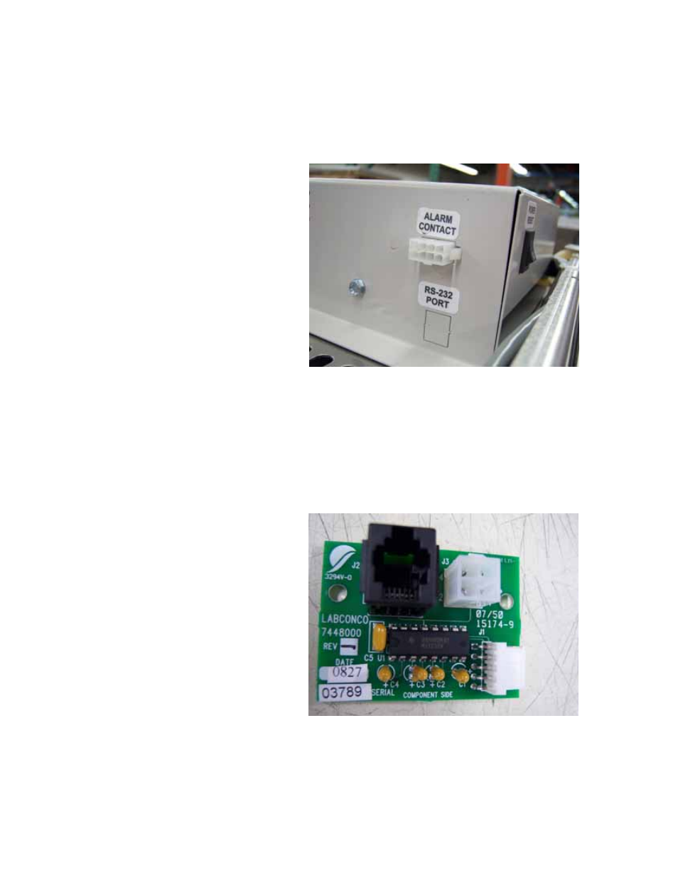Adding the optional rs-232 to the logic | Labconco PURICARE Procedure Station Models 34812xx User Manual | Page 184 / 197