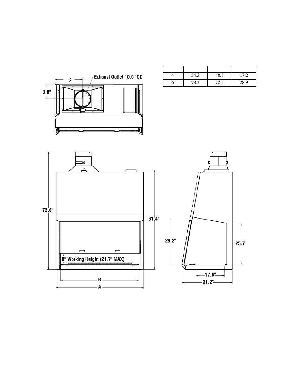Labconco PURICARE Procedure Station Models 34812xx User Manual | Page 196 / 197