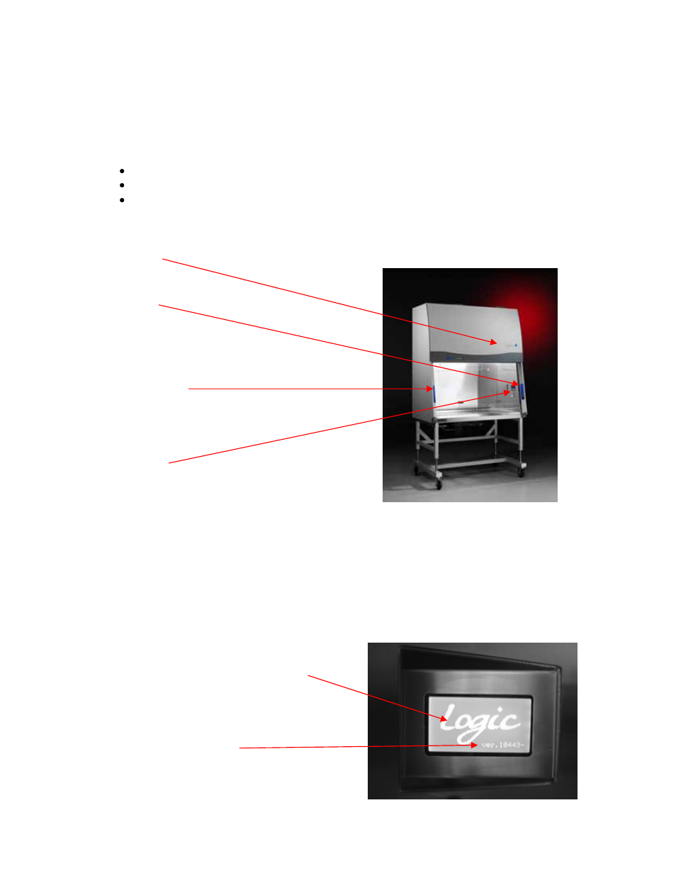 Identifying logic models, Identifying logic firmware version | Labconco PURICARE Procedure Station Models 34812xx User Manual | Page 28 / 197
