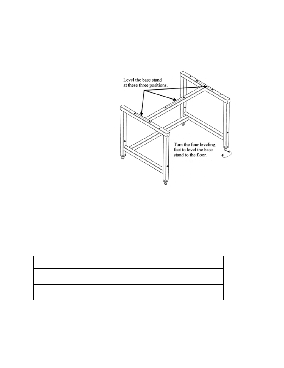 Manual or electric hydraulic lift base stands | Labconco PURICARE Procedure Station Models 34812xx User Manual | Page 42 / 197