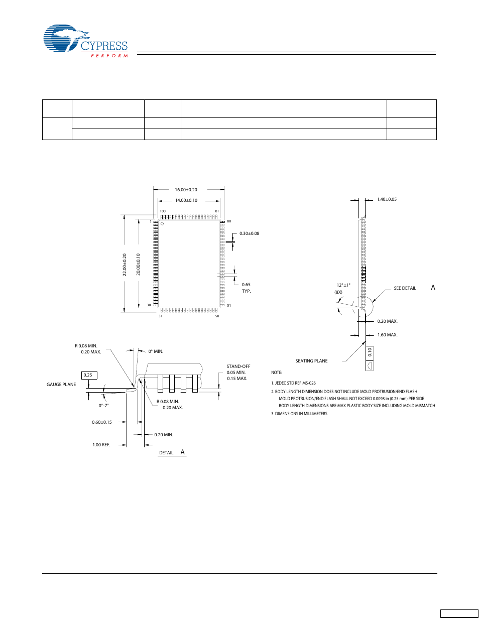 Ordering information, Package diagram | Cypress CY7C1324H User Manual | Page 14 / 15