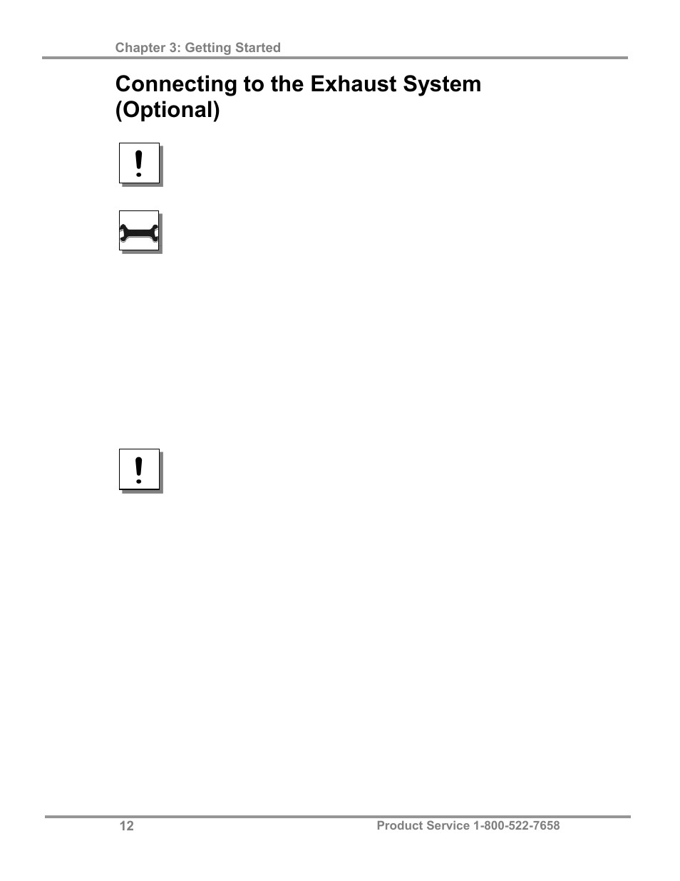 Connecting to the exhaust system (optional) | Labconco Class I Enclosure Models 3980423 User Manual | Page 16 / 77