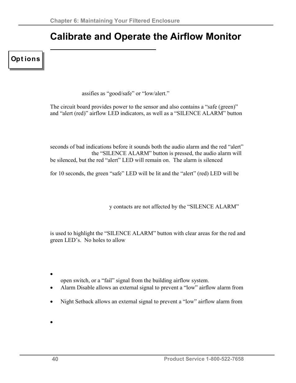 Calibrate and operate the airflow monitor | Labconco Class I Enclosure Models 3980423 User Manual | Page 44 / 77