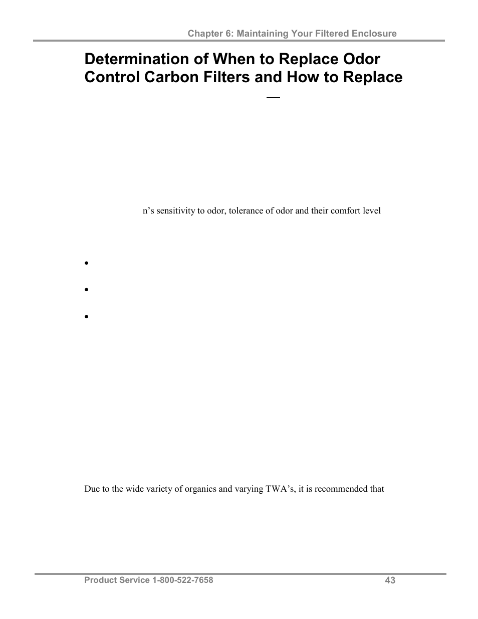 Labconco Class I Enclosure Models 3980423 User Manual | Page 47 / 77