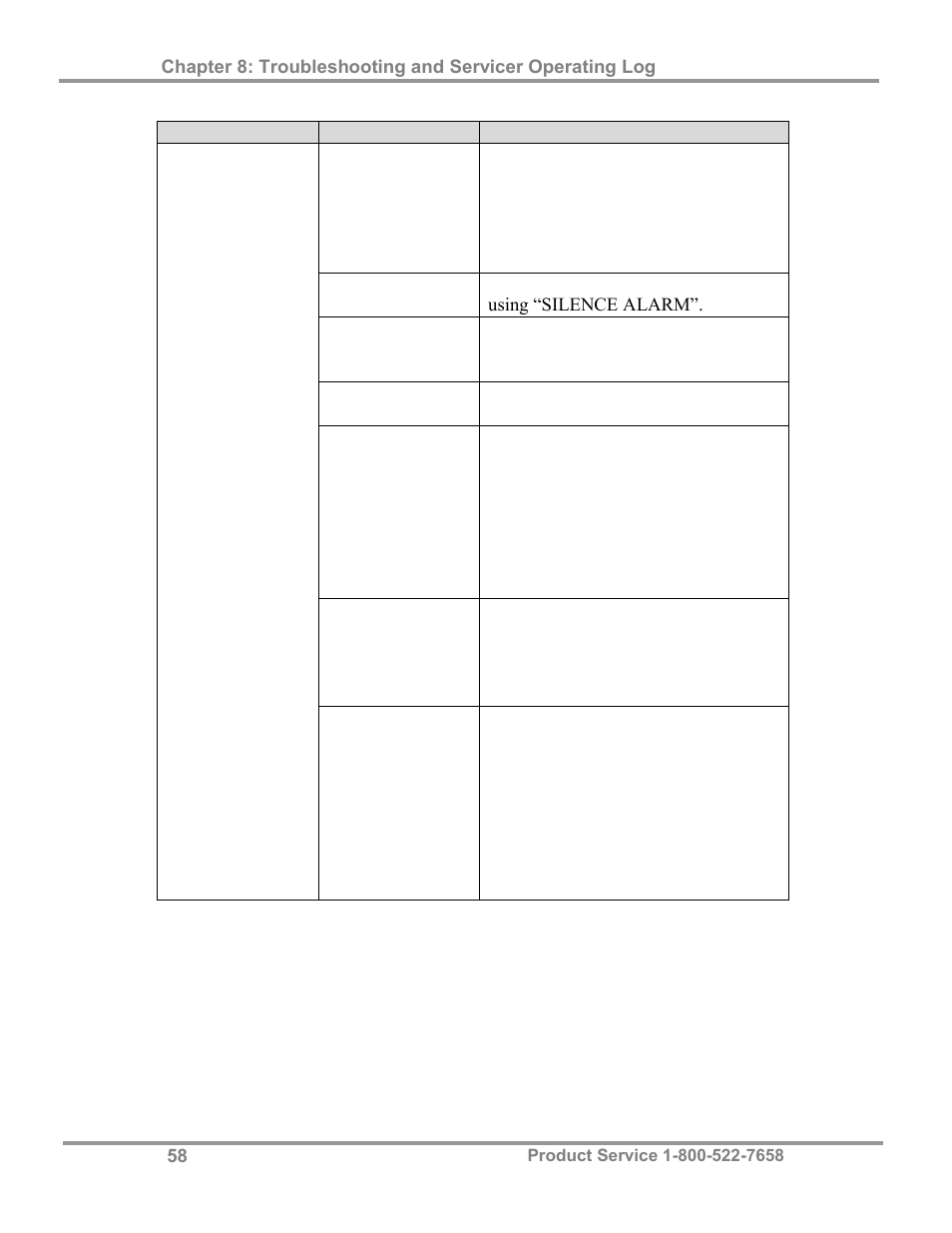 Labconco Class I Enclosure Models 3980423 User Manual | Page 62 / 77