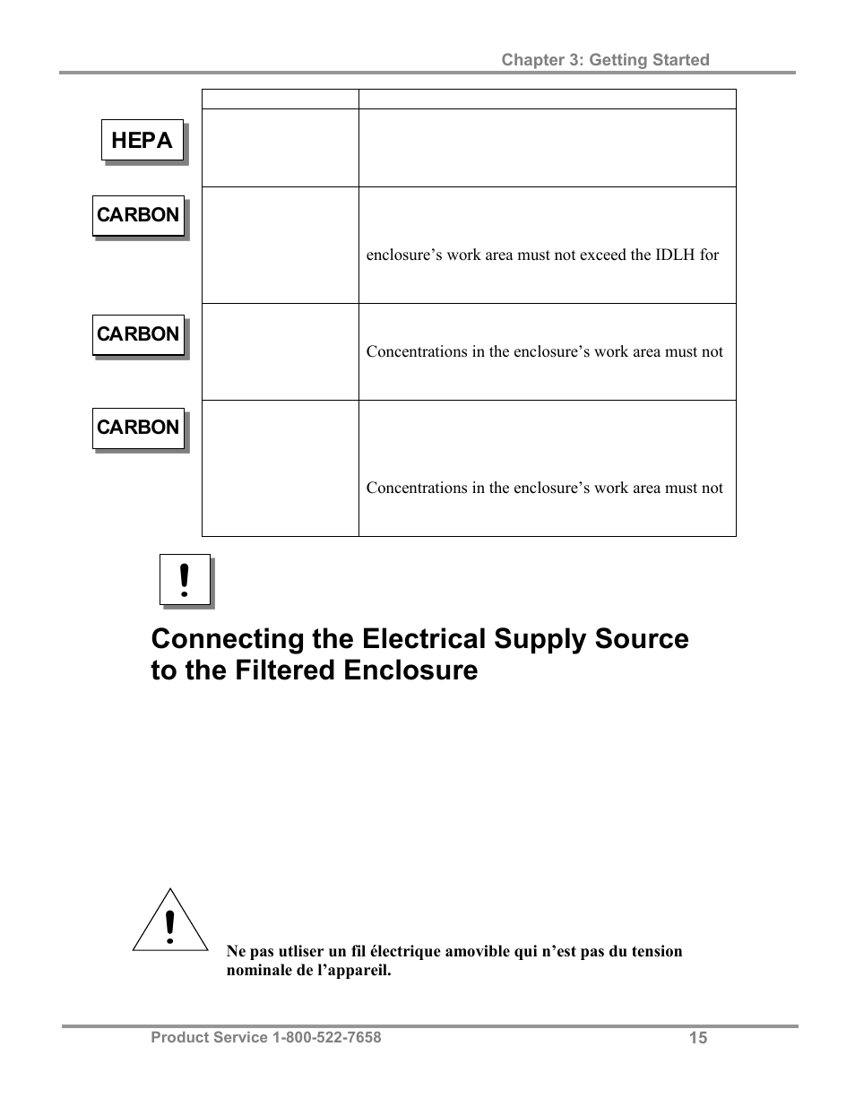 Labconco Class I Enclosure Models 3980423 User Manual | Page 19 / 78