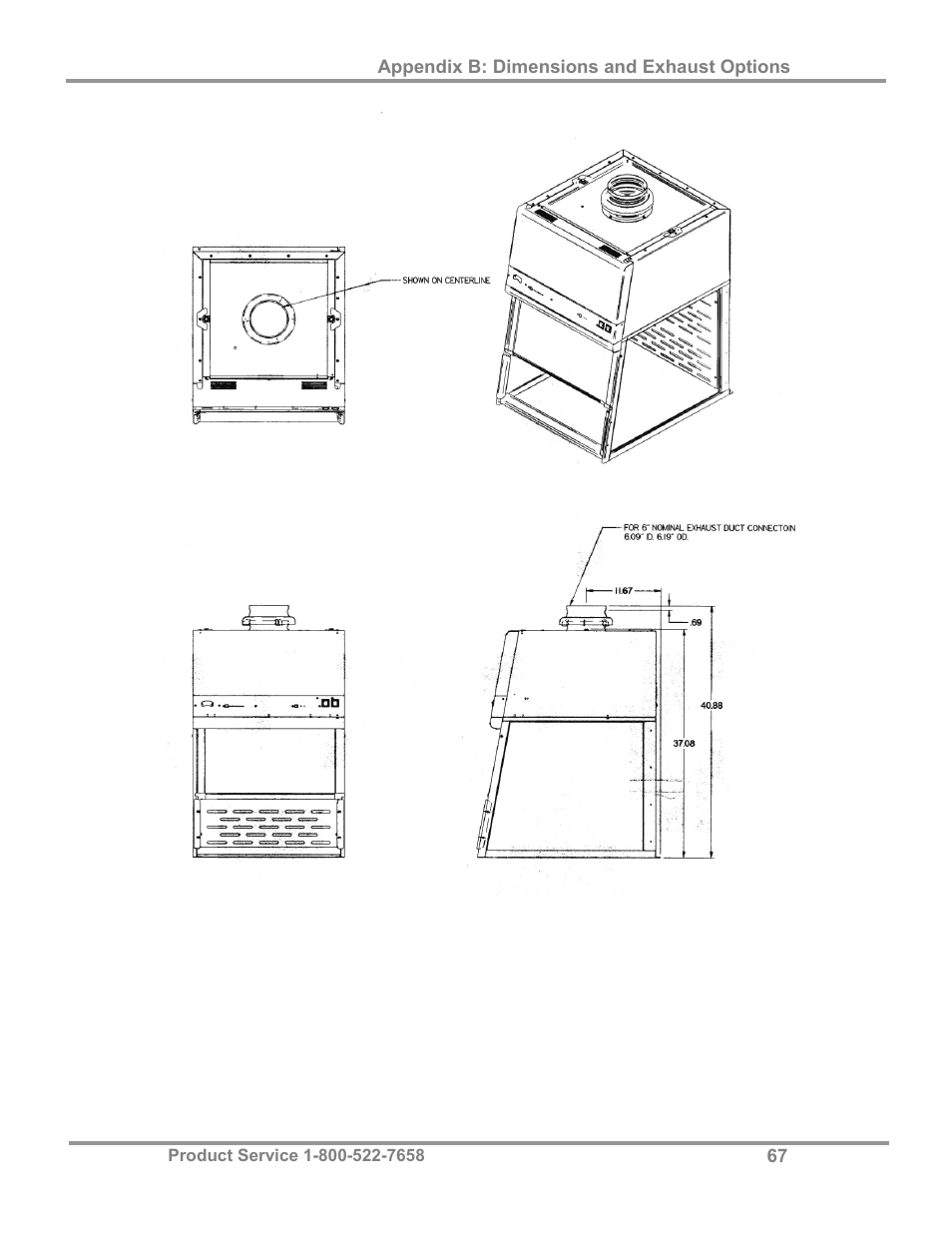 Labconco Class I Enclosure Models 3980423 User Manual | Page 71 / 78