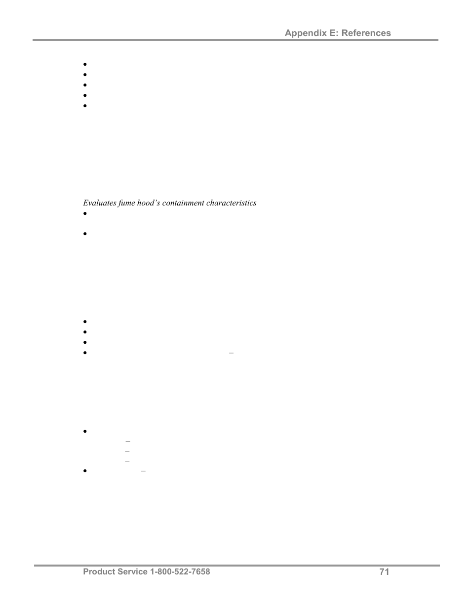 Labconco Class I Enclosure Models 3980423 User Manual | Page 75 / 78