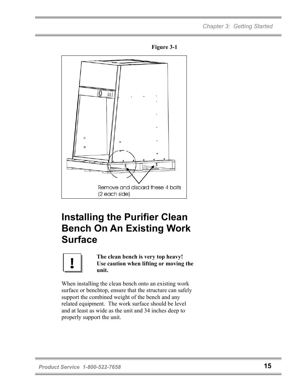 Labconco Purifie Horizontal Clean Benches 36125 Series User Manual | Page 19 / 81