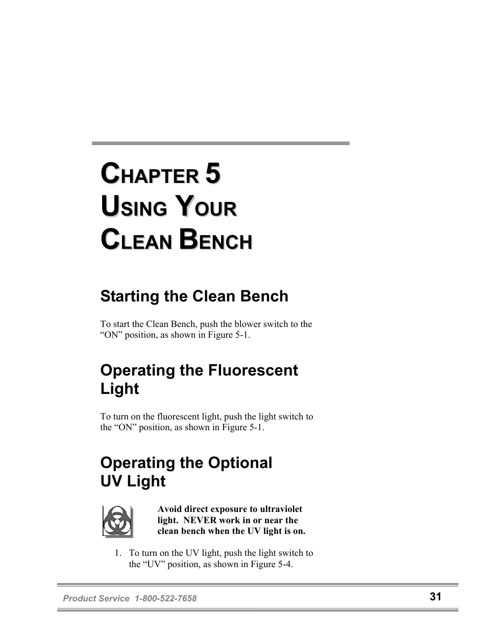 Labconco Purifie Horizontal Clean Benches 36125 Series User Manual | Page 35 / 81