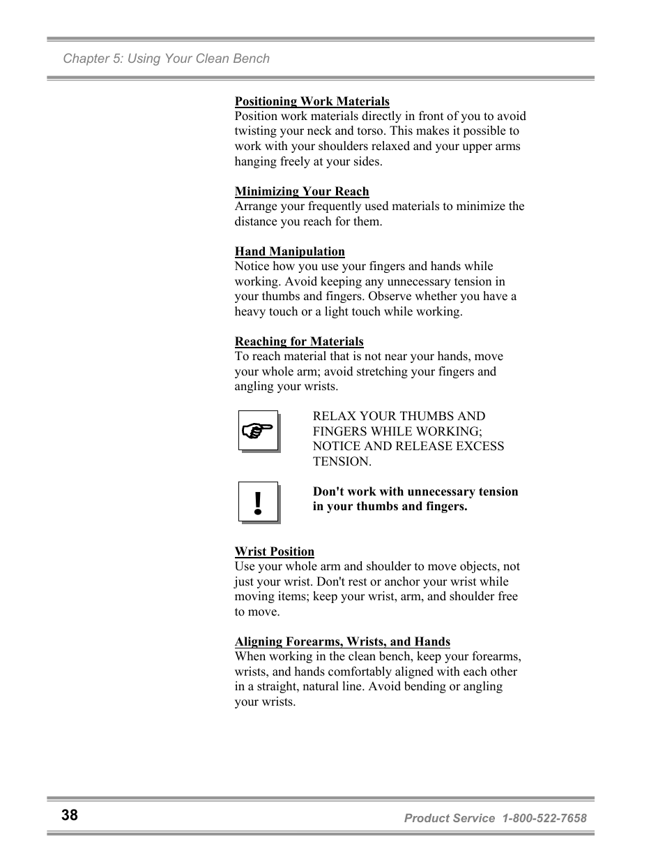 Labconco Purifie Horizontal Clean Benches 36125 Series User Manual | Page 42 / 81