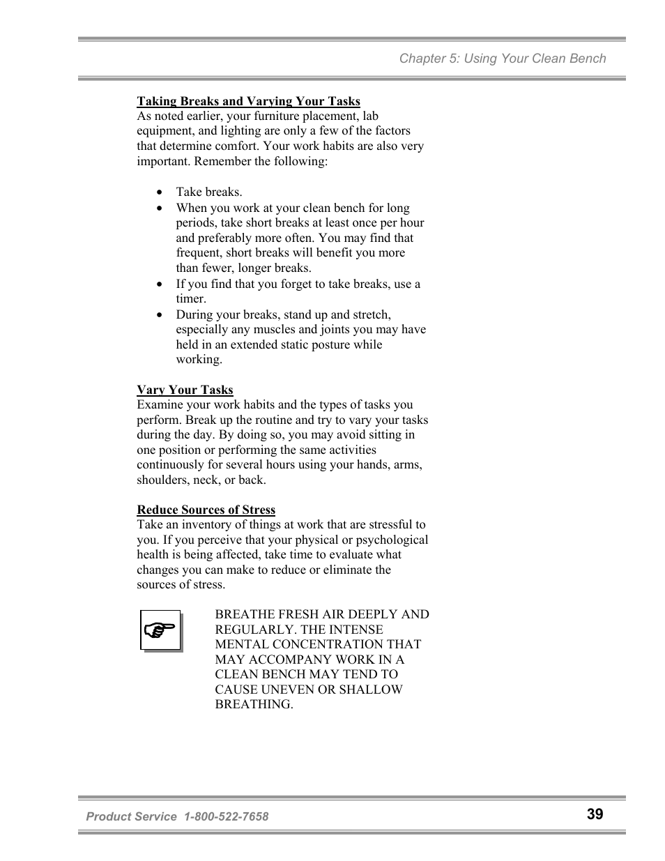 Labconco Purifie Horizontal Clean Benches 36125 Series User Manual | Page 43 / 81