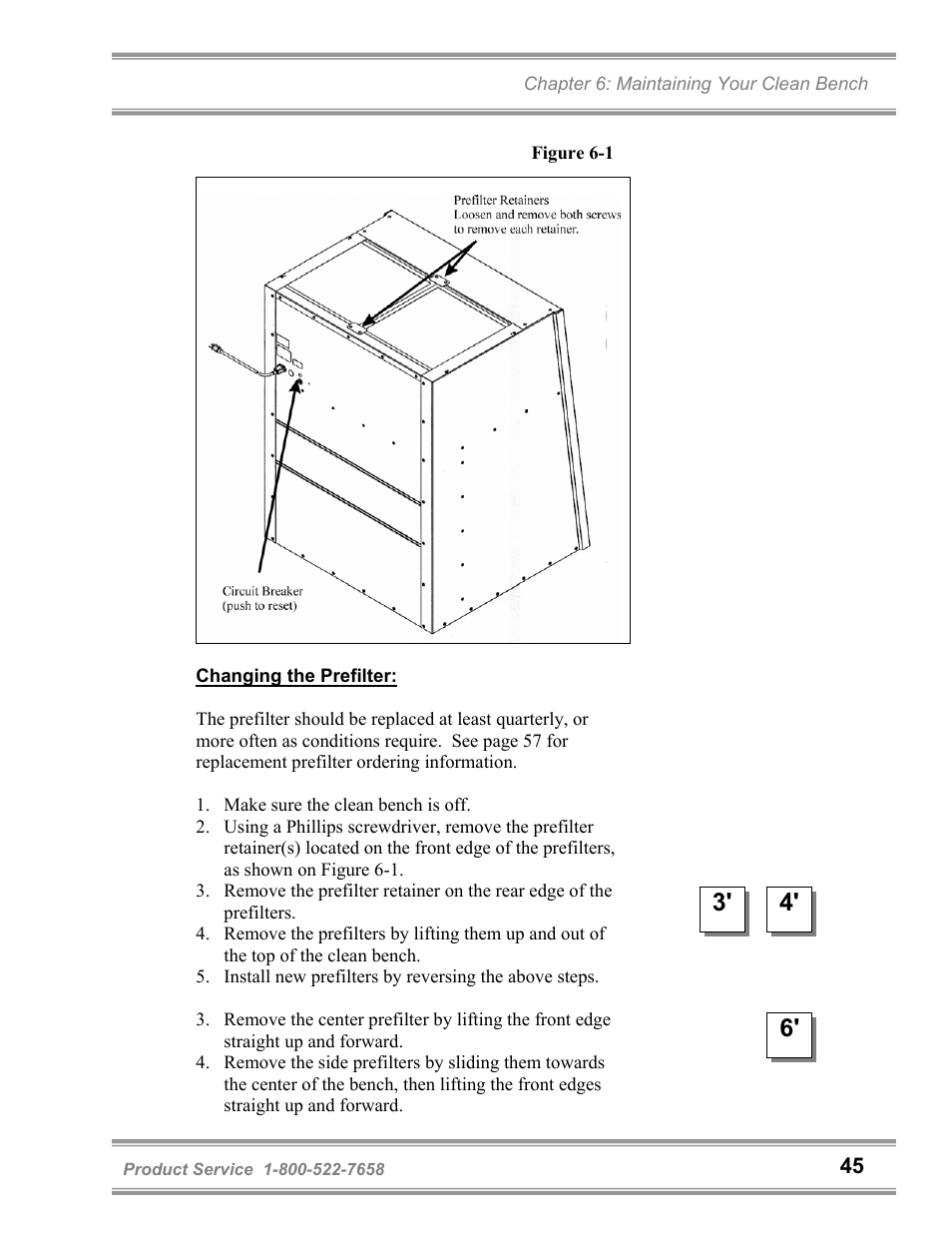 Labconco Purifie Horizontal Clean Benches 36125 Series User Manual | Page 49 / 81