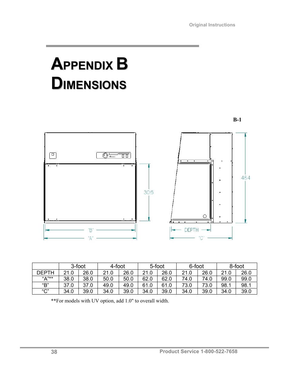 Labconco Purifie Horizontal Clean Benches 38185 Series, 8' User Manual | Page 42 / 53