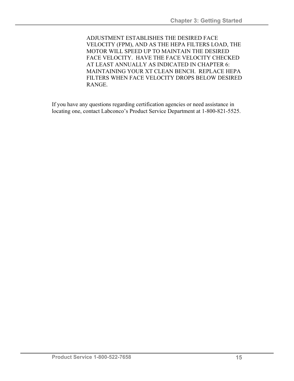Labconco Purifie Horizontal Clean Benches 32000 Series User Manual | Page 19 / 49