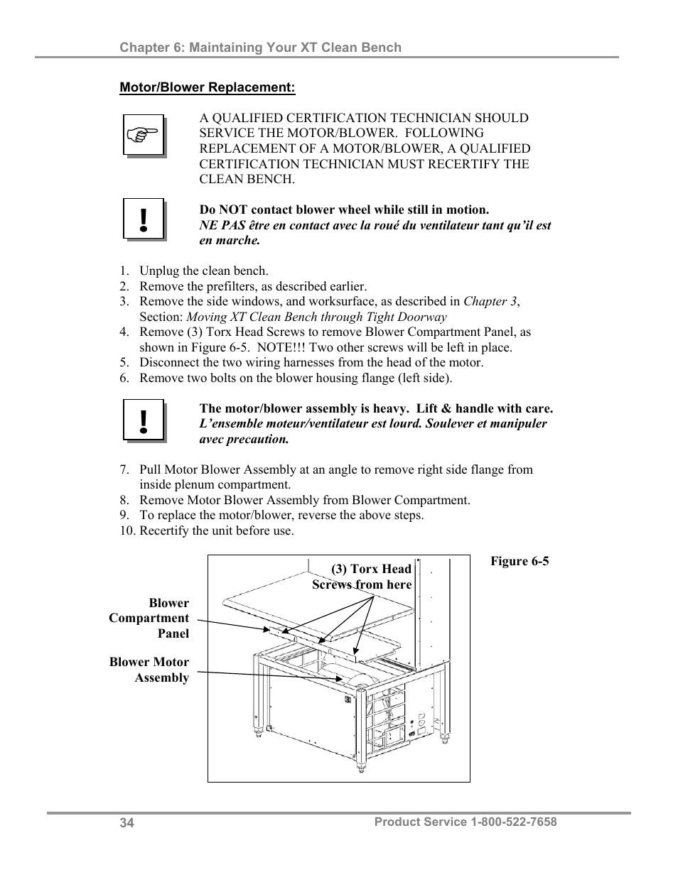 Labconco Purifie Horizontal Clean Benches 32000 Series User Manual | Page 38 / 49