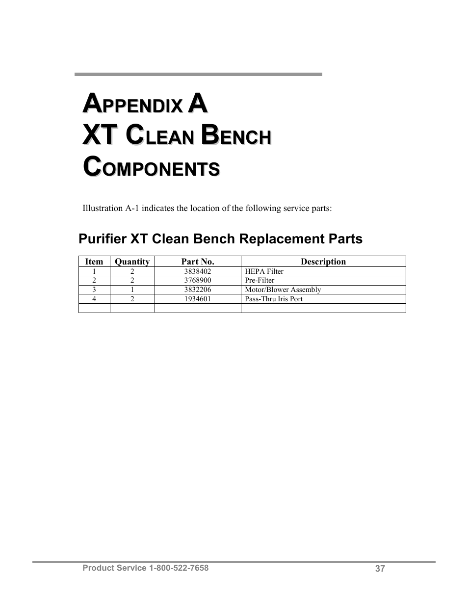 Xt t c c | Labconco Purifie Horizontal Clean Benches 32000 Series User Manual | Page 41 / 49