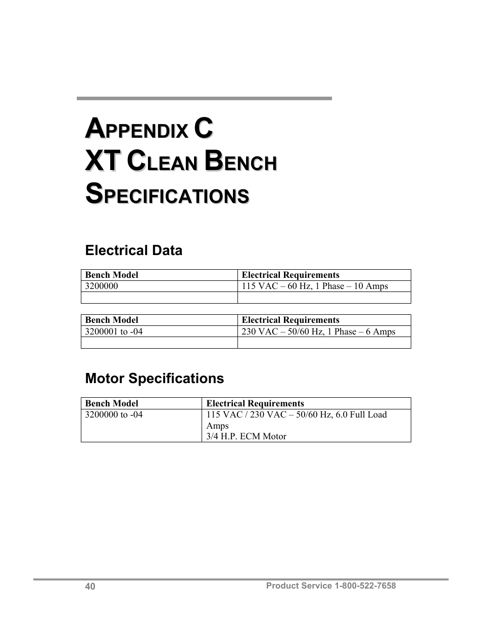 Xt t | Labconco Purifie Horizontal Clean Benches 32000 Series User Manual | Page 44 / 49