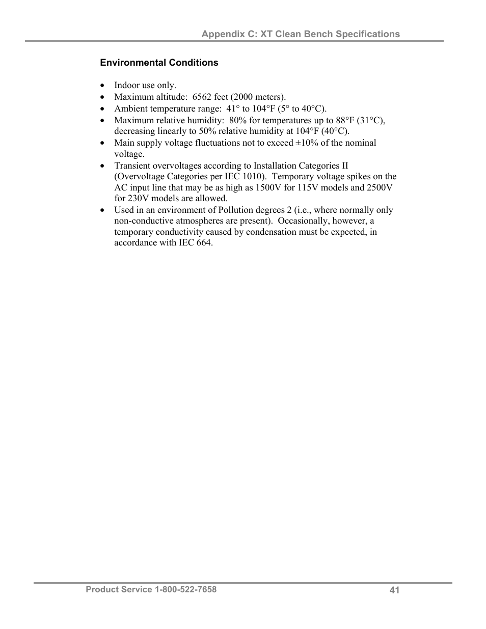 Labconco Purifie Horizontal Clean Benches 32000 Series User Manual | Page 45 / 49