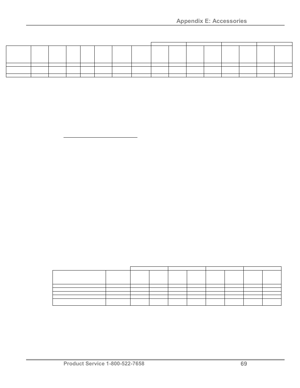 Appendix e: accessories | Labconco Paramoun Ductless Enclosures 69636 Series, 6' Widths User Manual | Page 74 / 80