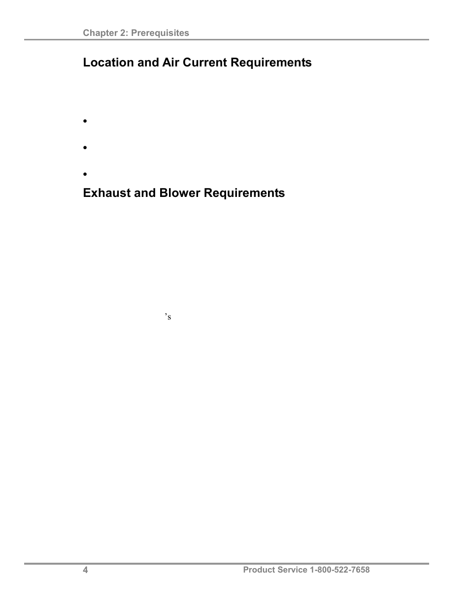 Location and air current requirements, Exhaust and blower requirements | Labconco Paramoun Ductless Enclosures 69636 Series, 6' Widths User Manual | Page 9 / 80