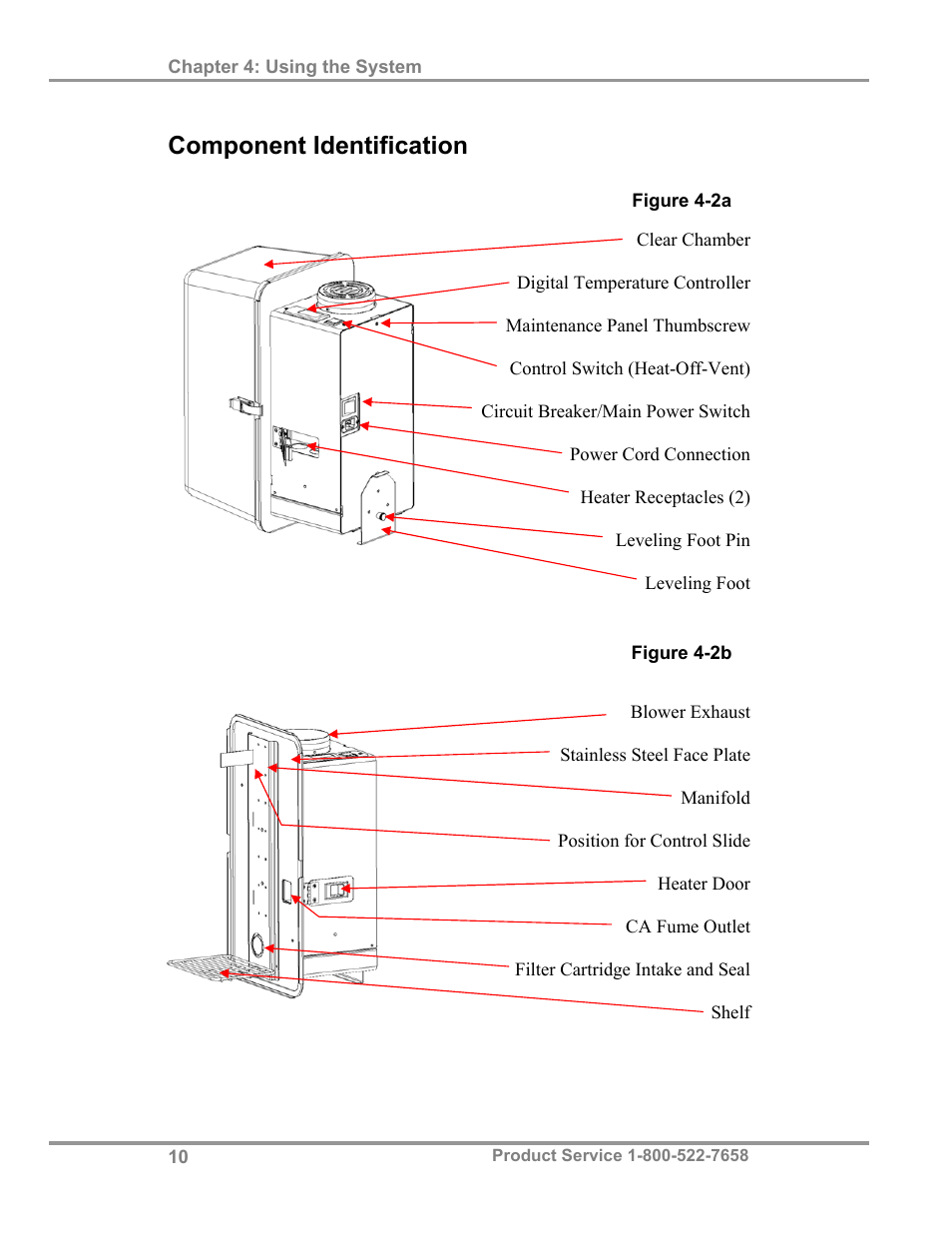 Component identification | Labconco CAptureTMPortable Fuming System 3420024 User Manual | Page 14 / 29