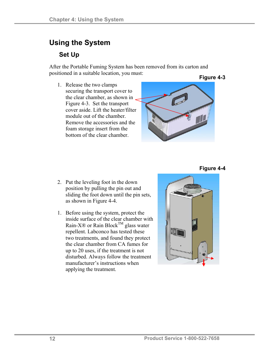 Using the system | Labconco CAptureTMPortable Fuming System 3420024 User Manual | Page 16 / 29
