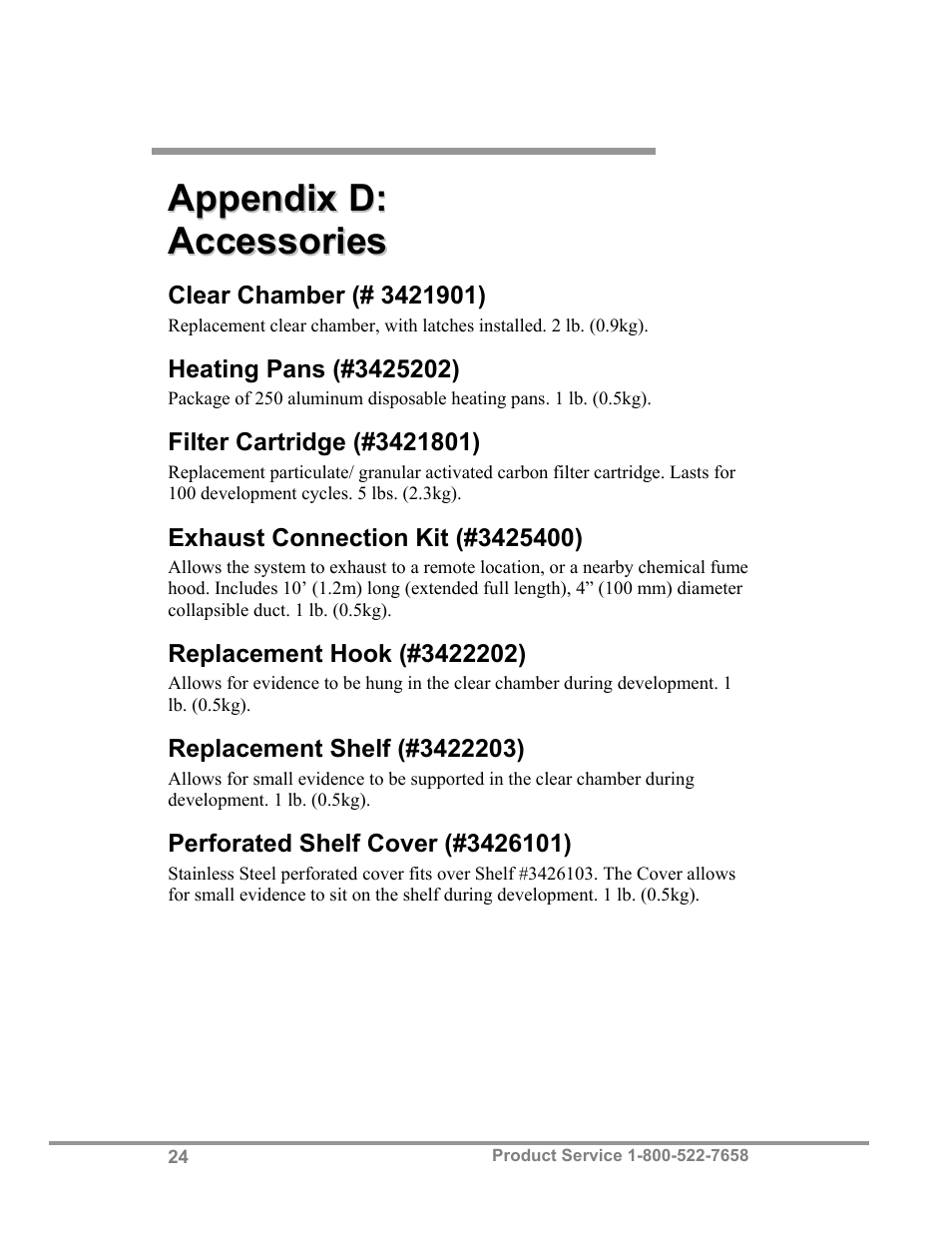 Labconco CAptureTMPortable Fuming System 3420024 User Manual | Page 28 / 29