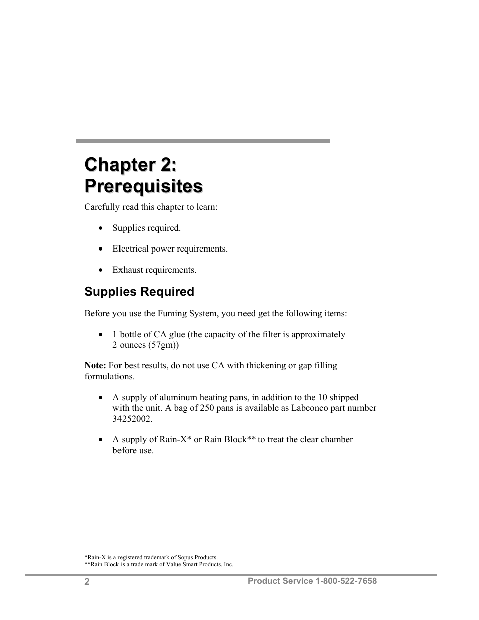 Labconco CAptureTMPortable Fuming System 3420024 User Manual | Page 6 / 29