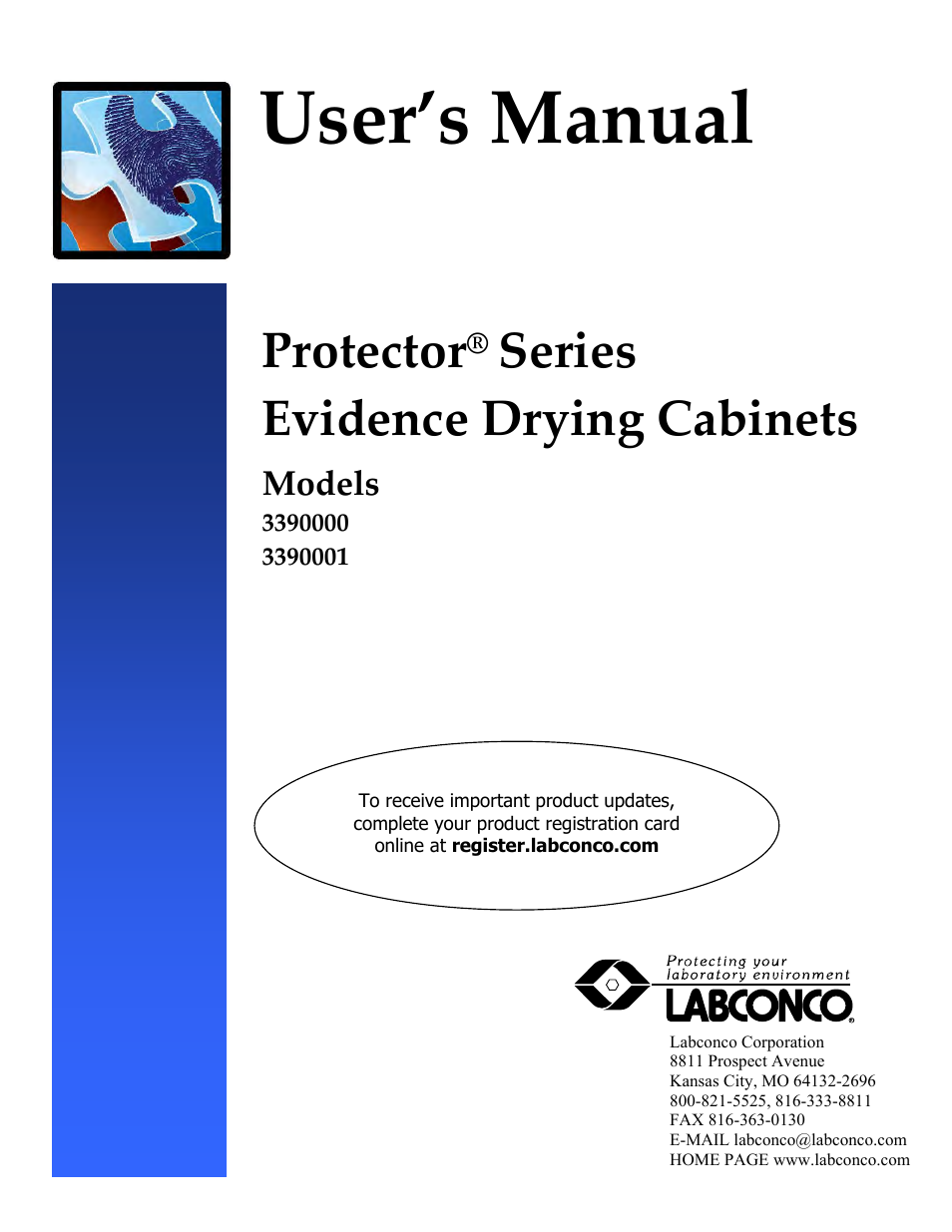 Labconco Protecto Series Evidence Drying Cabinets 3390001 User Manual | 33 pages