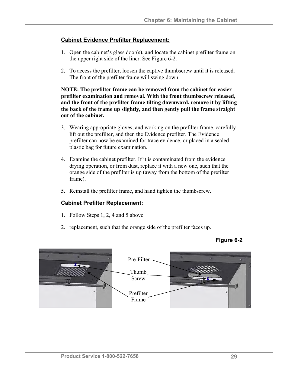 Labconco Protecto Series Evidence Drying Cabinets 3400004 User Manual | Page 33 / 43