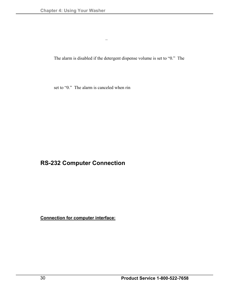 Rs-232 computer connection | Labconco FlaskScrubber Vantage Series Glassware Washers 4540031 User Manual | Page 34 / 74