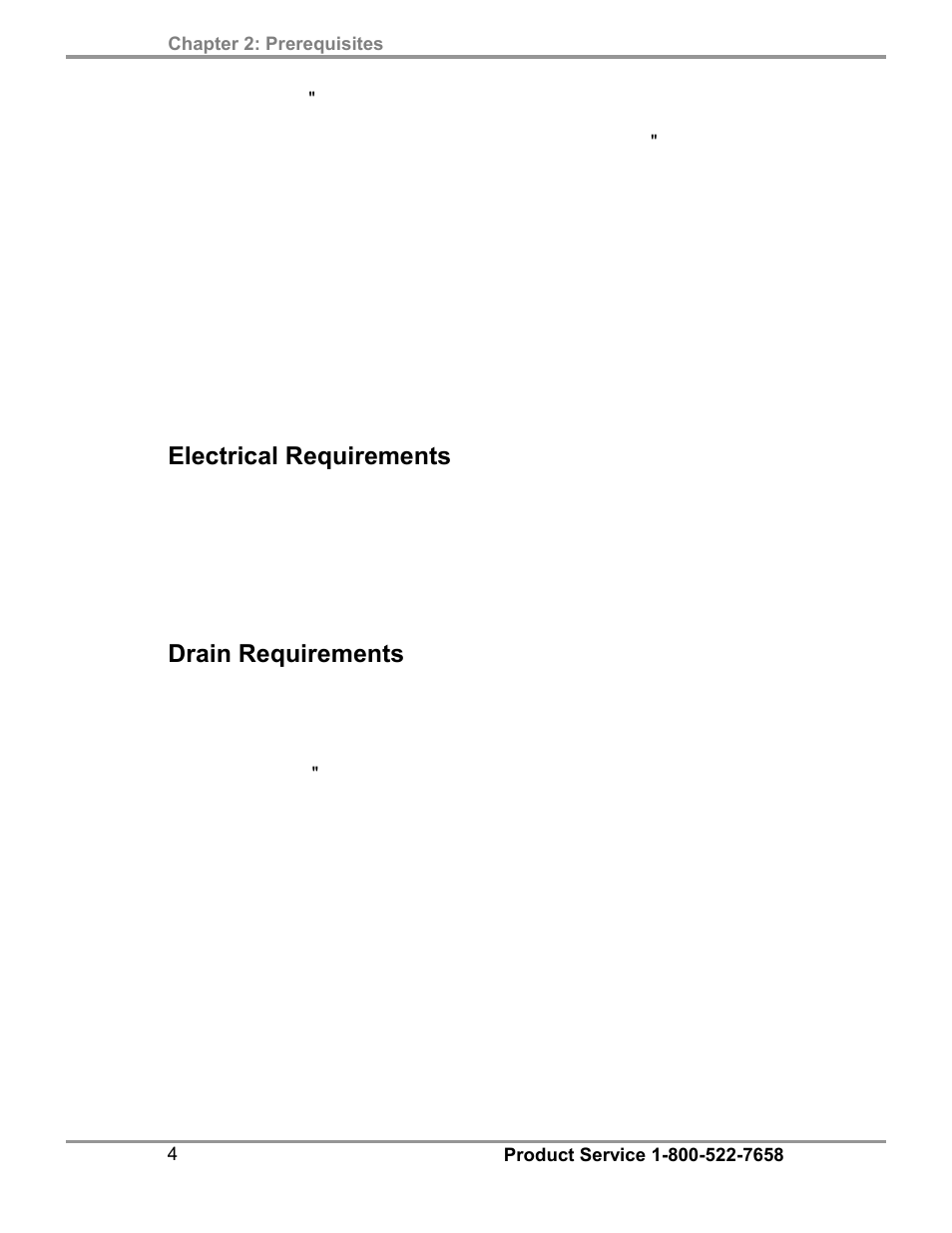 Electrical requirements, Drain requirements | Labconco FlaskScrubber Vantage Series Glassware Washers 4540031 User Manual | Page 8 / 74