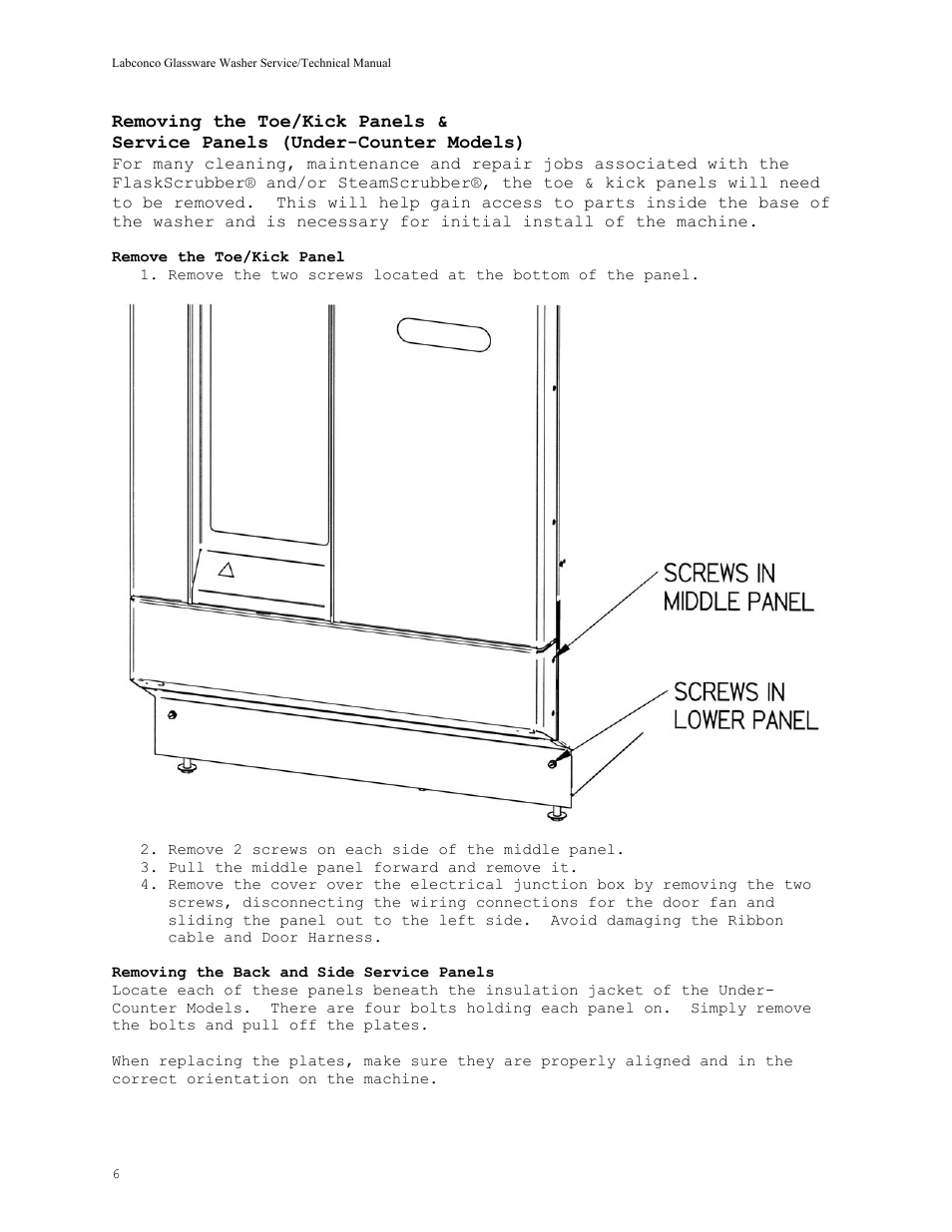 Labconco SteamScrubbe & FlaskScrubbe Glassware Washers 44204 Series User Manual | Page 12 / 81