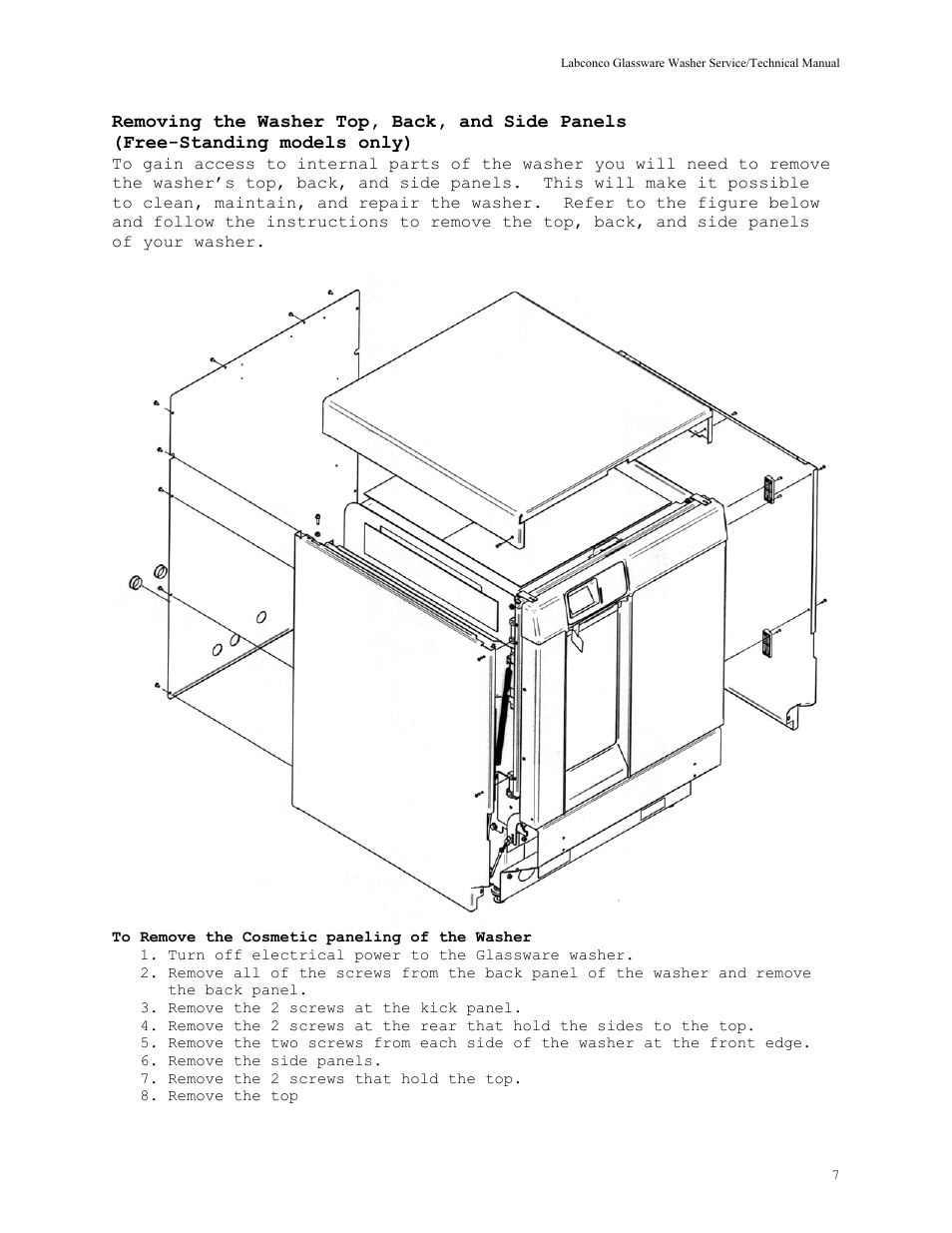 Labconco SteamScrubbe & FlaskScrubbe Glassware Washers 44204 Series User Manual | Page 13 / 81